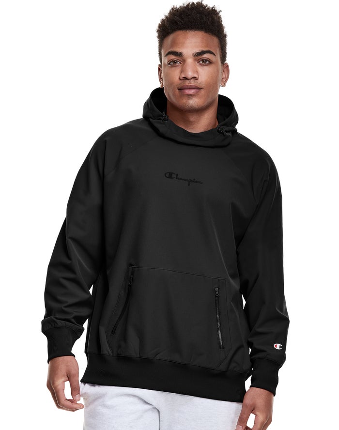 Champion Mens Hoodie NZ - Defender Series Black ( 8174-AGFNZ )